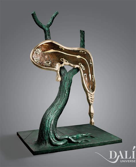 persistence of time by salvador dali bronze